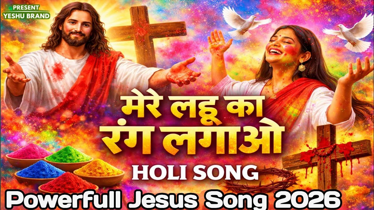 Mere Lahu Ka Rang Lagao | Holi Song 2026 | Hindi Christian Holi Song | Yeshu Masih Worship Song 