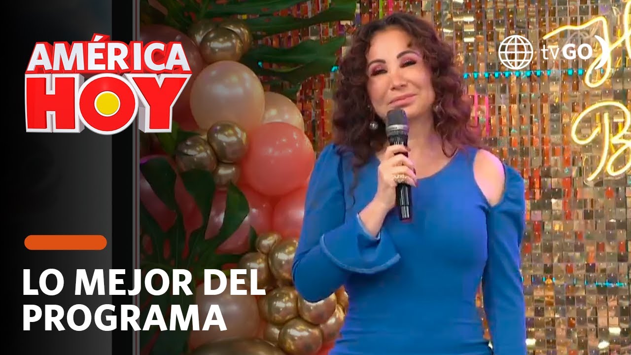 América Hoy: Janet Barboza fue sorprendida en su cumpleaños (HOY)