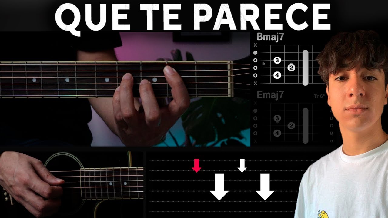 Qué Te Parece - Matías Juárez GUITARRA Tutorial | Acordes