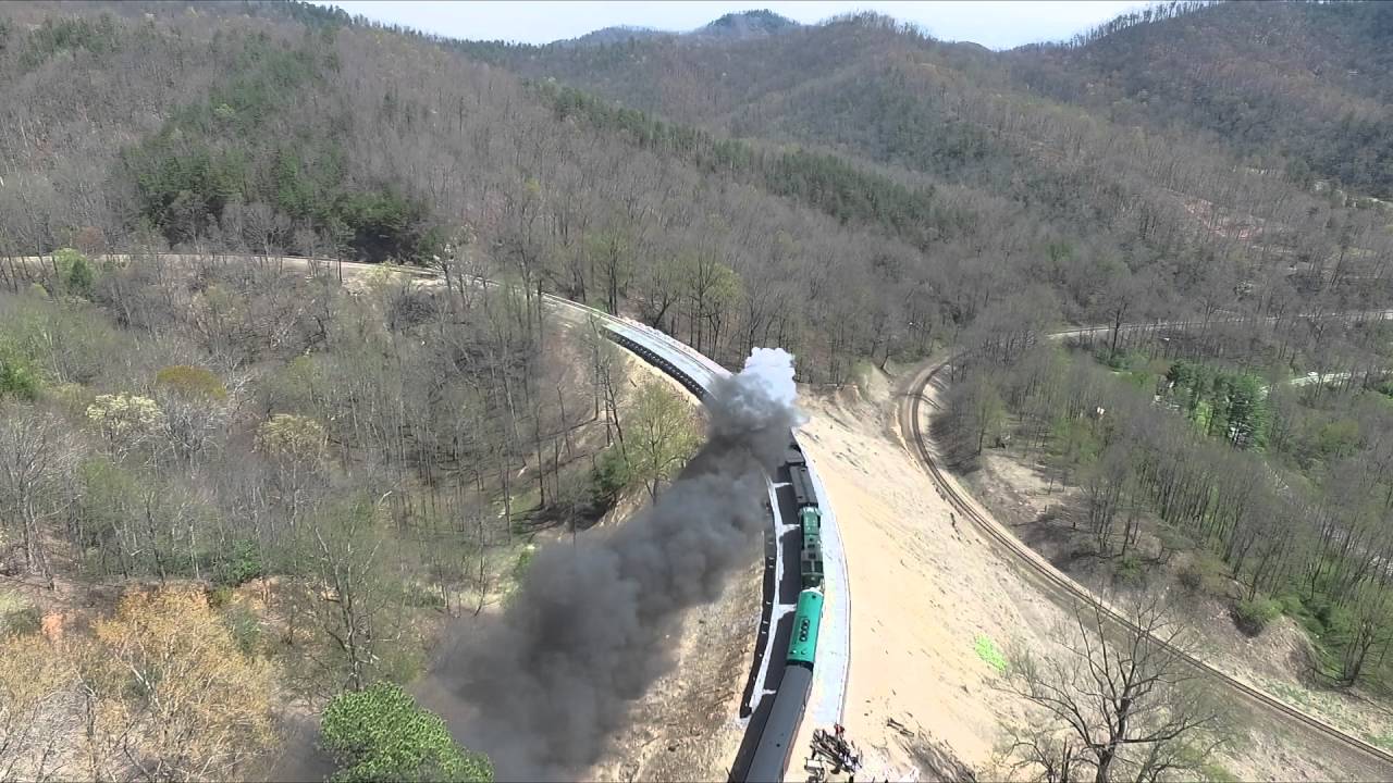 N&W 611 on the Old Fort Loops