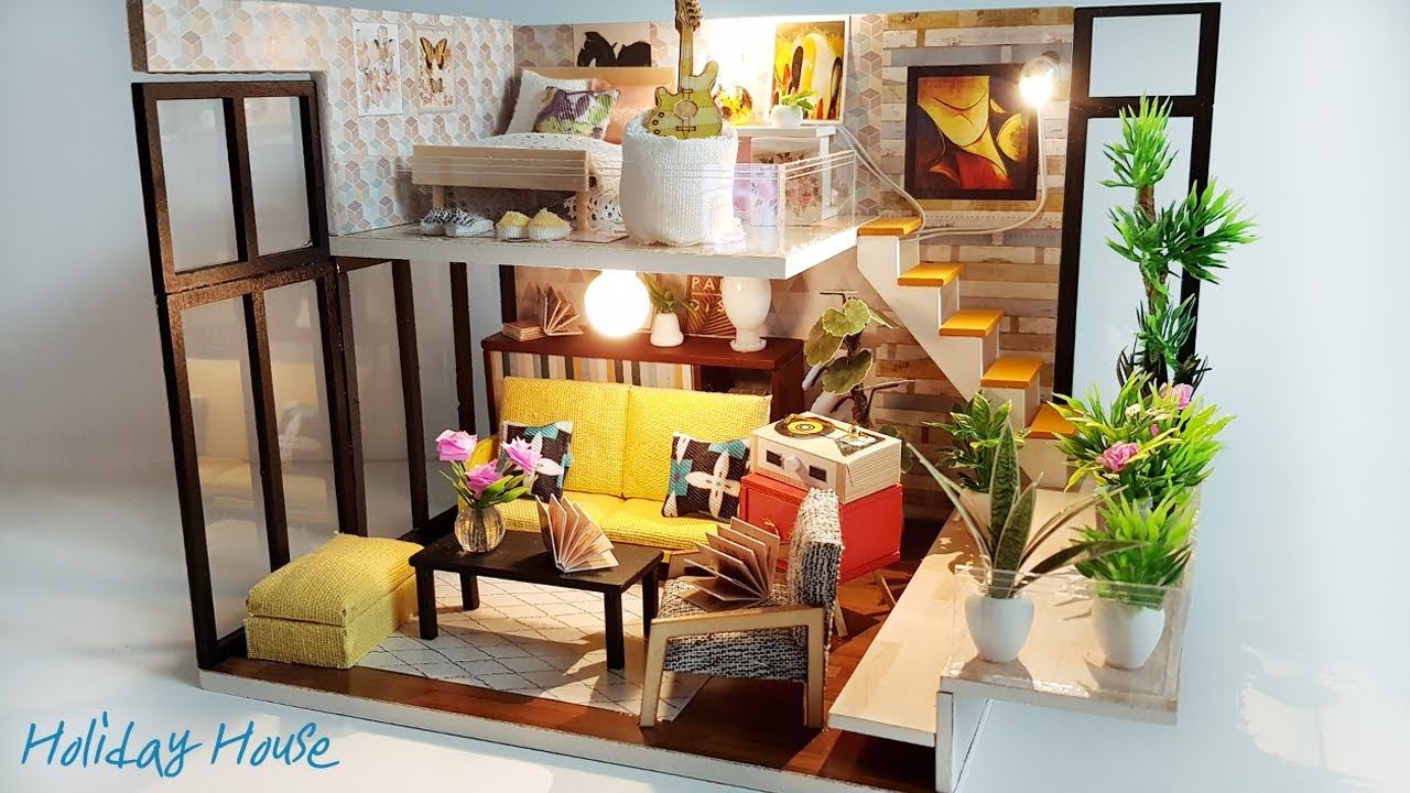 DIY Miniature Holiday Houseㅣ홀리데이하우스ㅣ미니어처하우스ㅣDollhouse Kitㅣ박소소