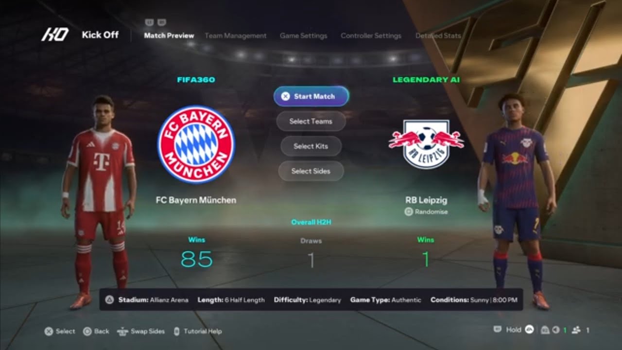 EA SPORTS FC 26 | Legendary | Bundesliga | FC Bayern München v RB Leipzig | Allianz Arena