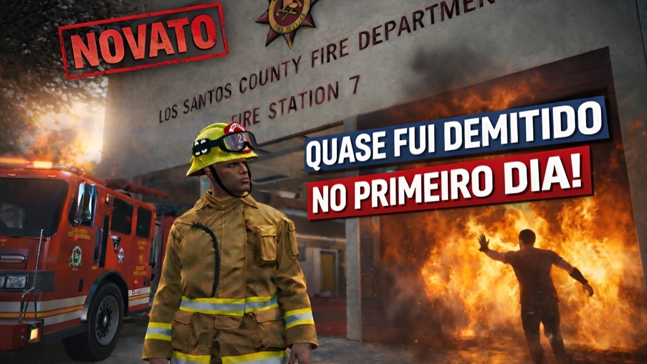 🚒🔥 Plantão de Emergência: Bombeiro em Ação no GTA V Online!