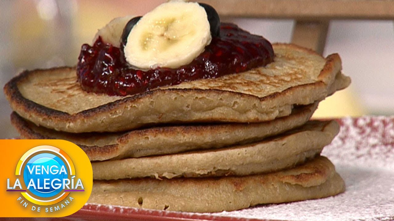 Cyntia te enseña a preparar dos delicias: Hot cakes de avena y Tortas surtidas. | Venga La Alegría