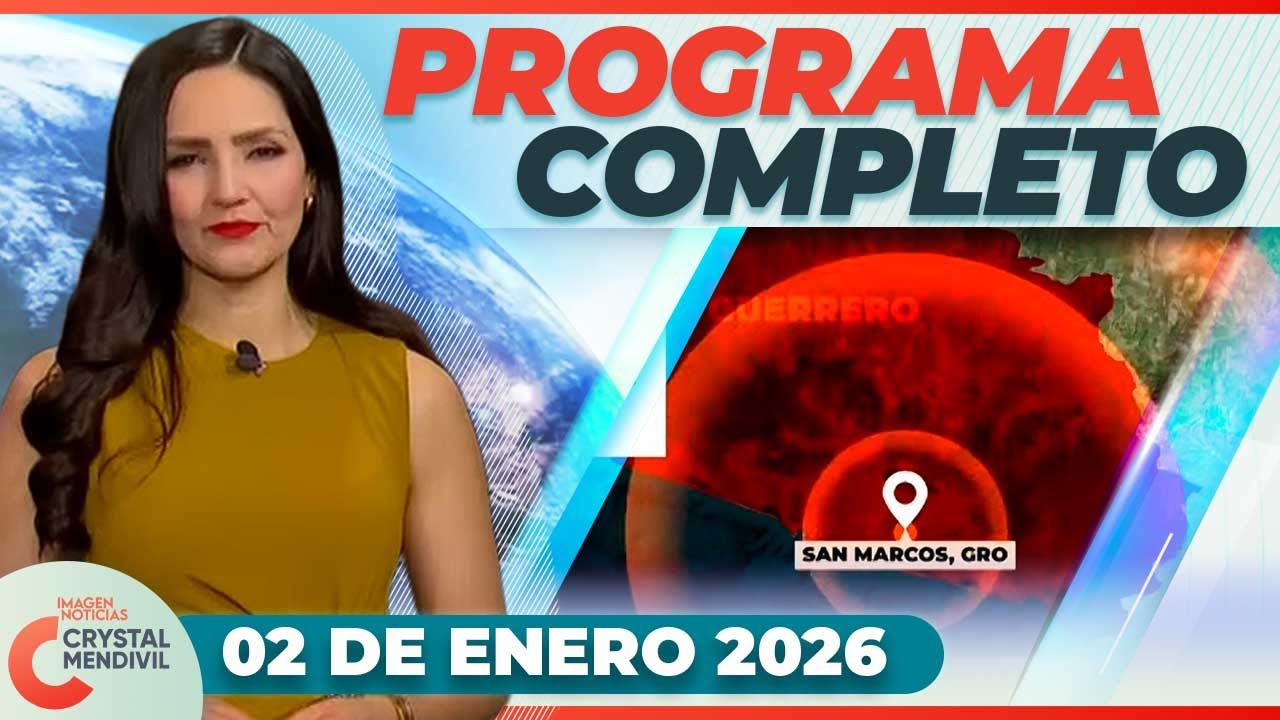 Noticias con Crystal Mendivil | Programa completo 2 de enero de 2026
