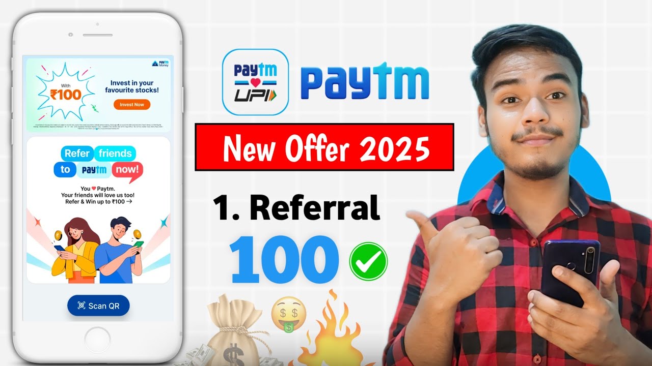 Paytm Refer and Earn 2025 Offer l Paytm Refer And Earn Kaise Kare l How To Refer Paytm App And Earn 