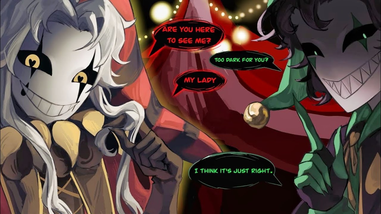 MC Joined The freak's😭?♥️🤡,Hunter AU,The freak circus pierrot x Mc comic dub