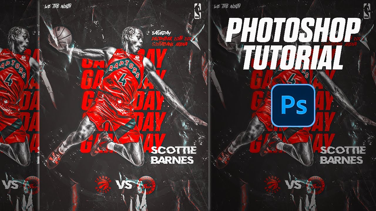 Учебник по дизайну спортивного плаката — Adobe Photoshop 2022 (7 шагов)