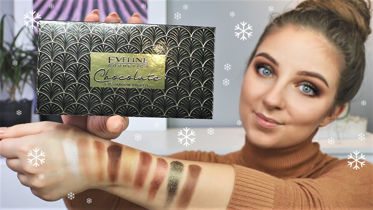 🍫VLOGMAS 6🍫PALETA CHOCOLATE EVELINE COSMETICS + ROZDANIE🍫