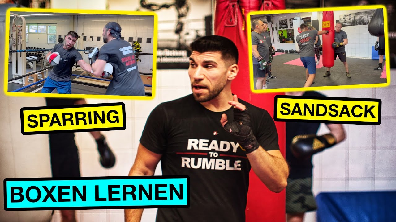 Boxen lernen für Anfänger - Sandsacktraining & Sparring