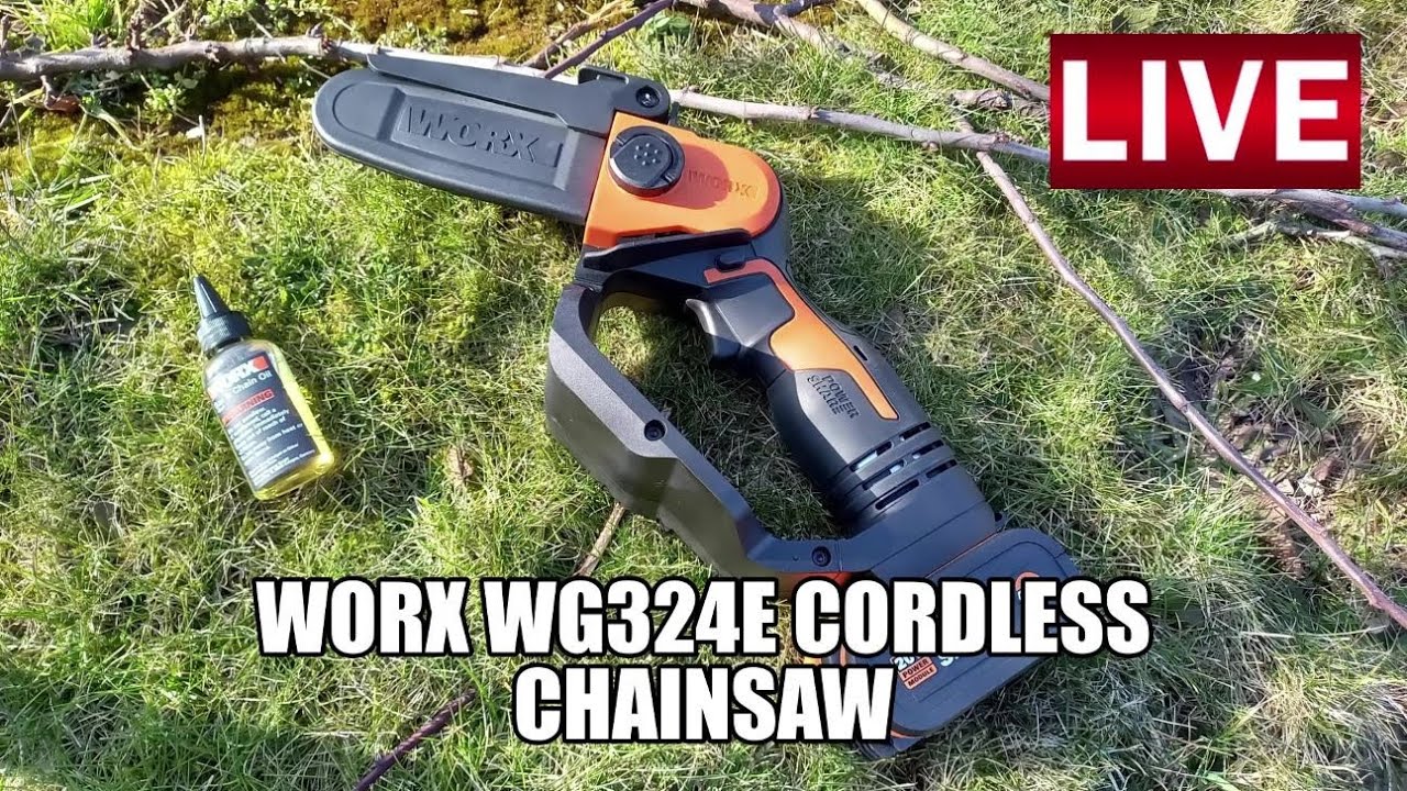 WORX WG324E cordless chainsaw# Elektryczna piła do przycinania