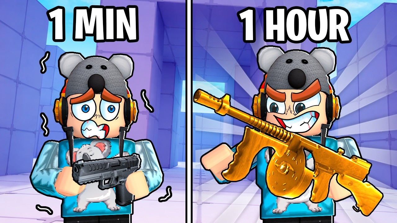 I Became The BEST PLAYER in ONE HOUR in Roblox RIVALS!