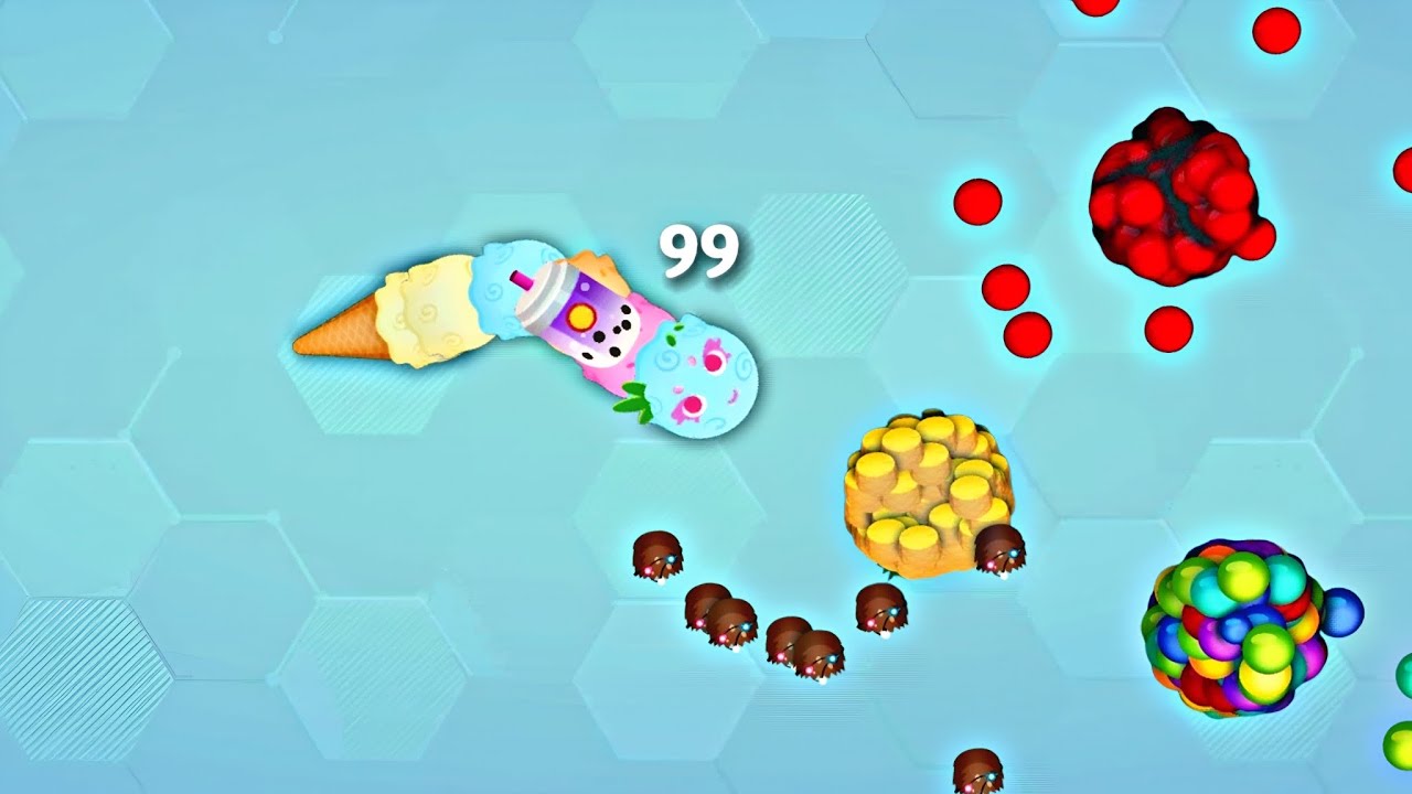 Snake.io Game Scoops Snake Vs Most Score Boll The Best Epic Snake.io Gameplay