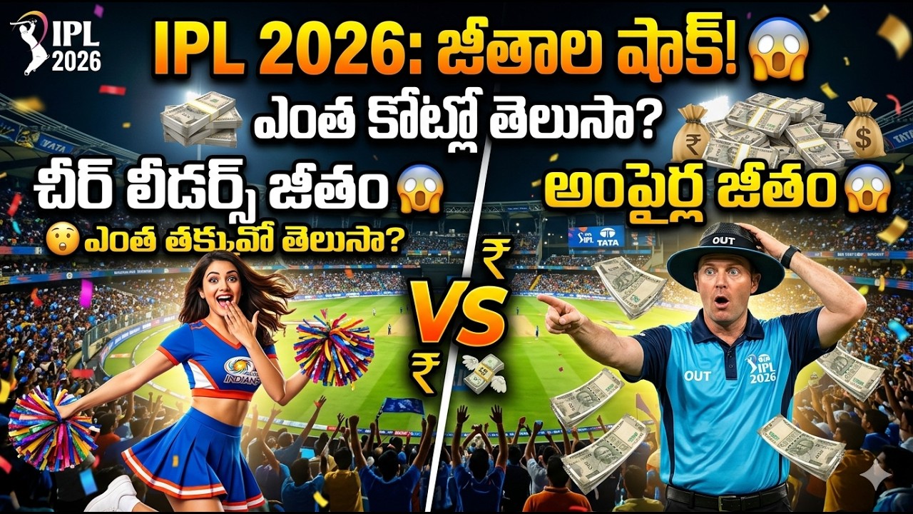 IPL 2026: ఒక్క మ్యాచ్‌కి వీళ్ల జీతం ఎంతో తెలుసా? 🤯 | The Dark Side of IPL Salaries