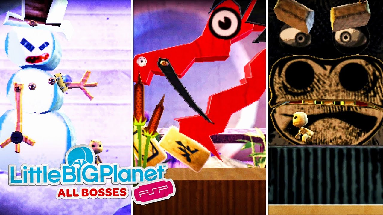 LittleBigPlanet PSP All Bosses