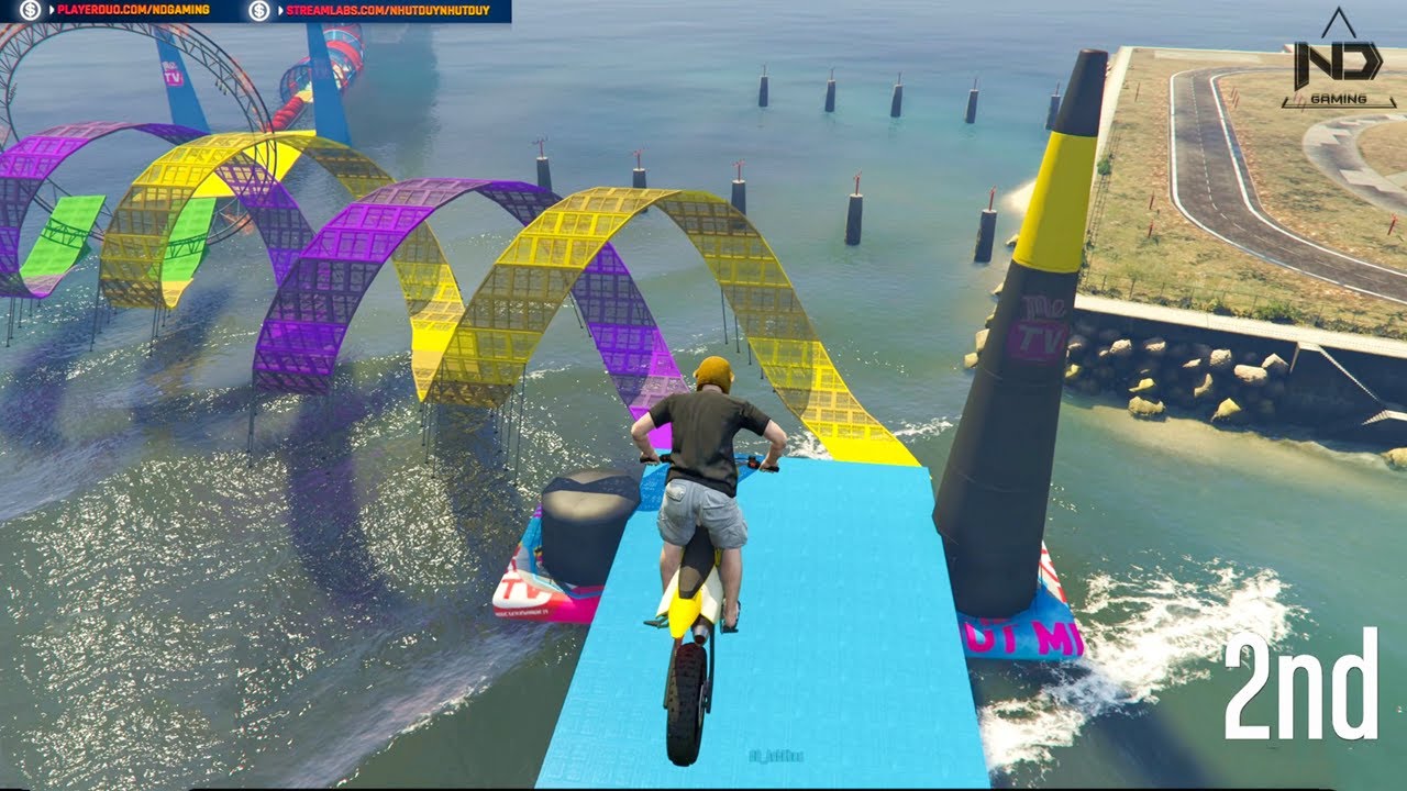 GTA 5 Online Parkour - Những Lần Parkour Bất Ổn Của ND Gaming Cùng Team