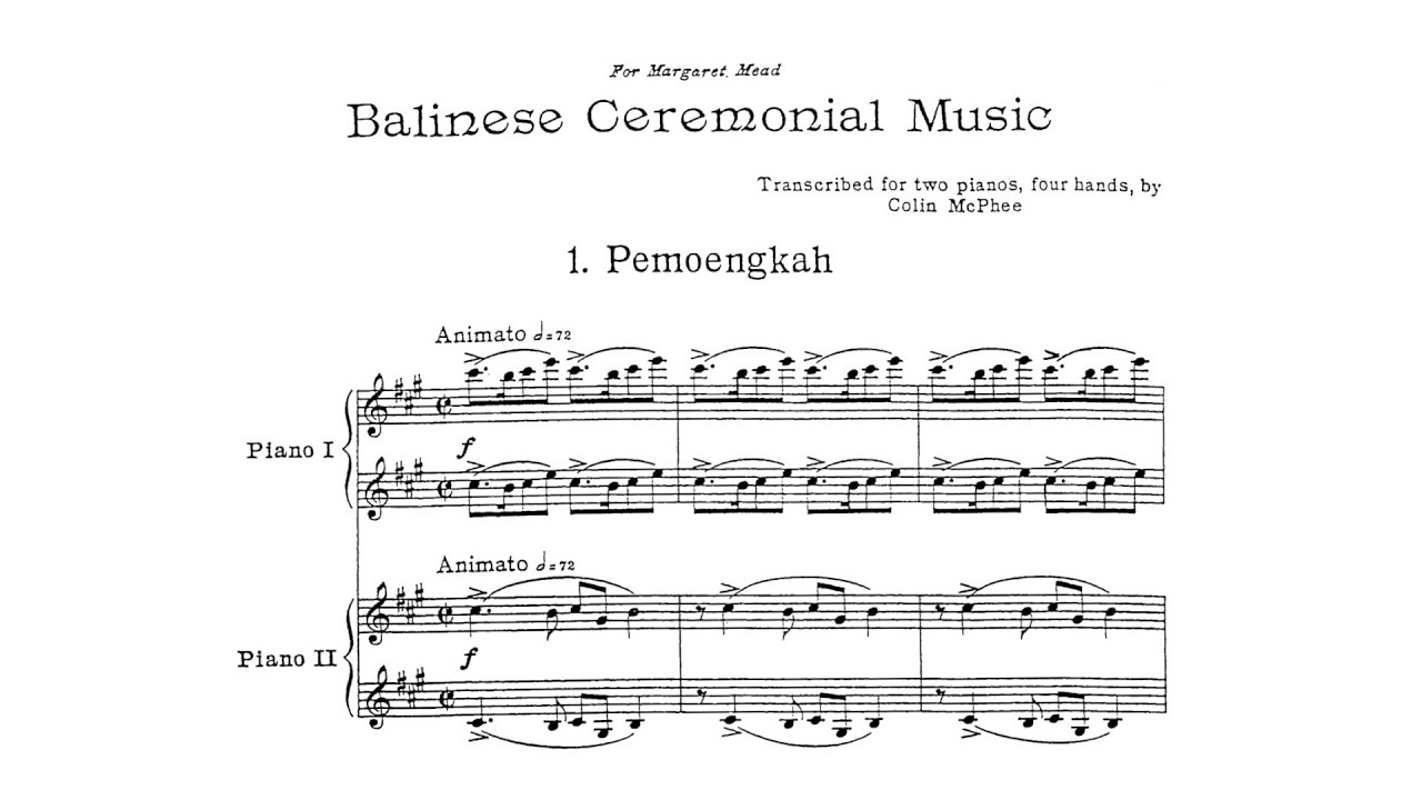 Colin McPhee &ndash; Balinese Ceremonial Music