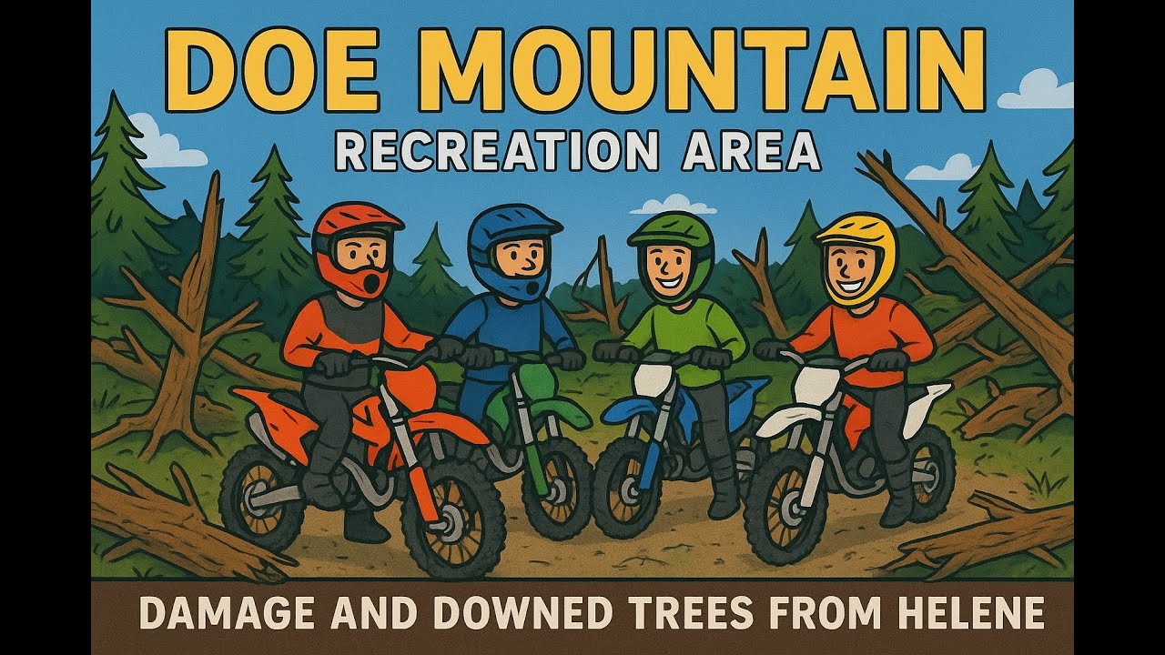 First Ride Back at  Doe  Mountain  since Hurricane Helene .  11/8/2025