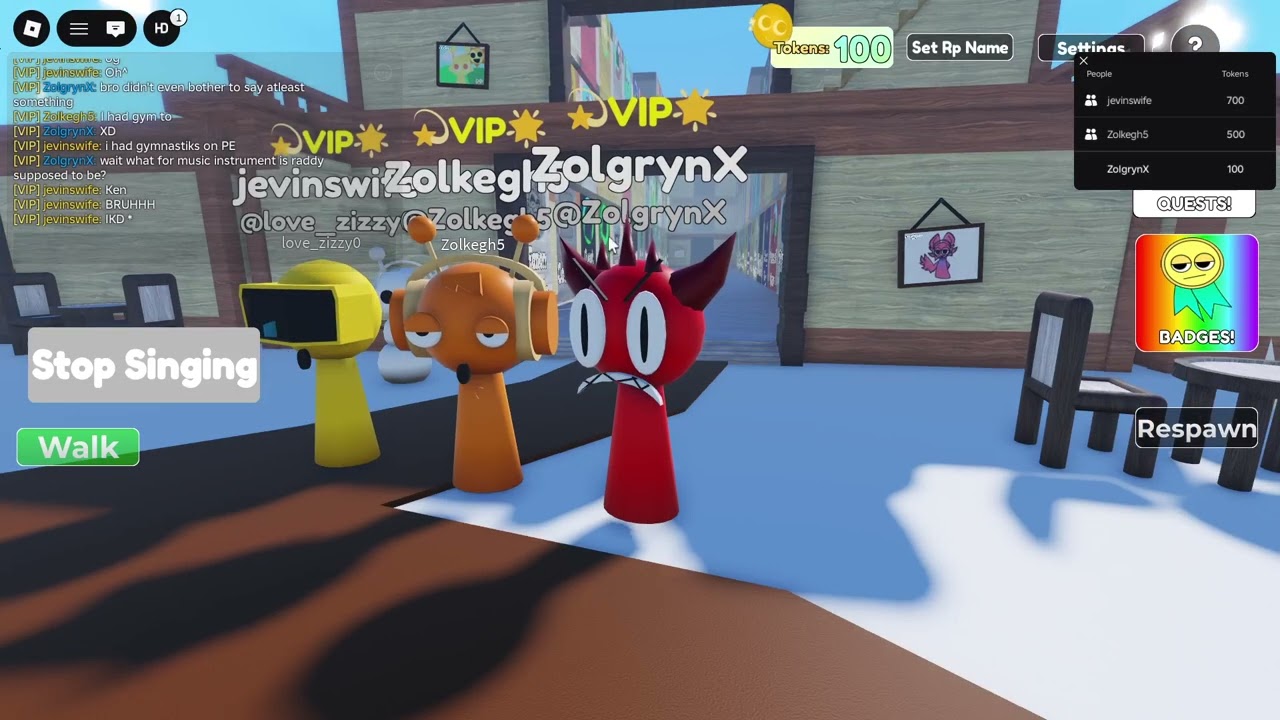 CHILLING WITH ZOLK AND JEVINSWIFE😎 IN 3D SPRUNKI RP AND ANIMATIONS!