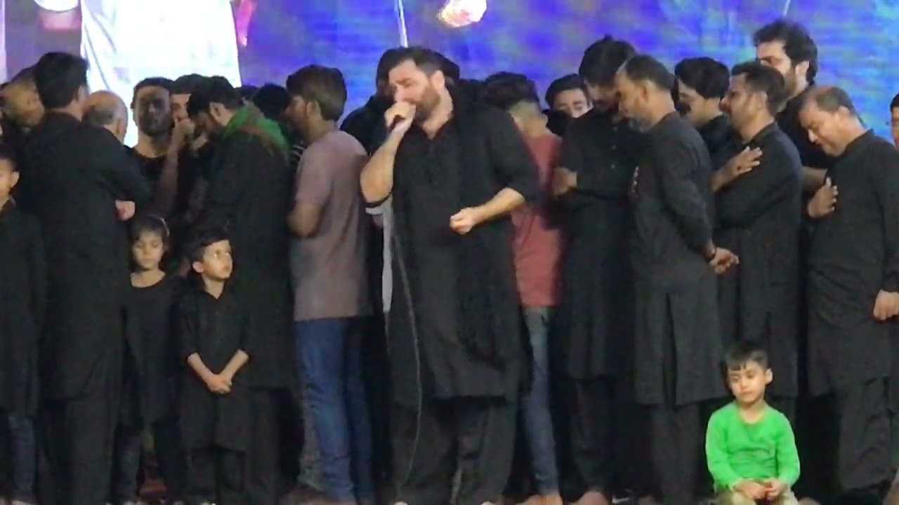 jab shimr marta tha tamacha hussain ko shahid baltistani || imam bargah shah e najaf karachi ||