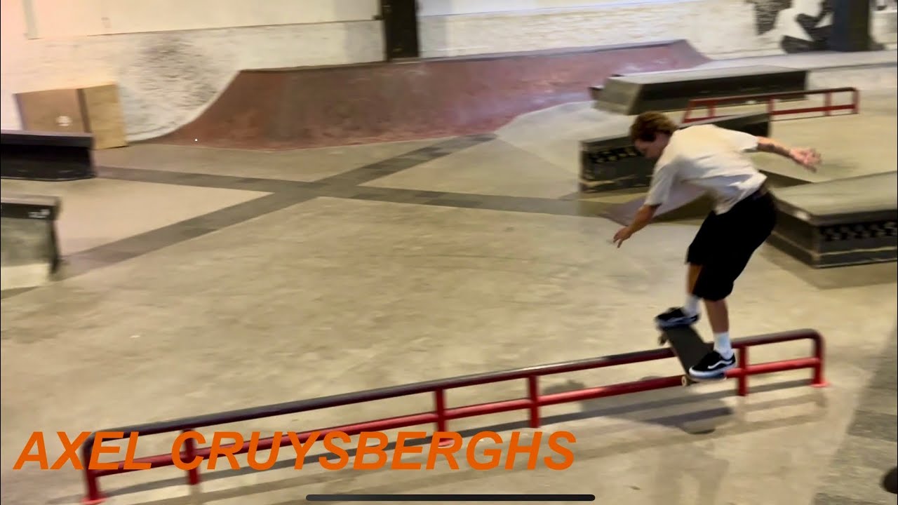 Axel Cruysberghs skates a german skatepark in 2024 - Vans : always pushing germany tour