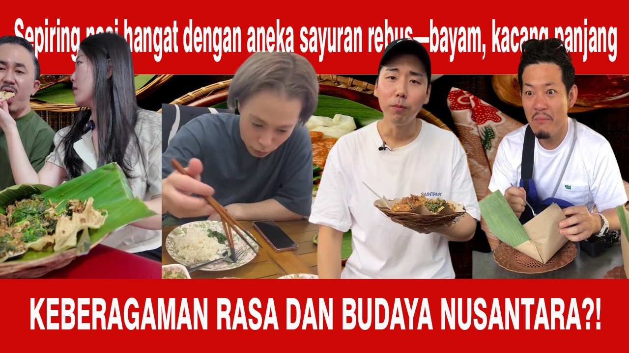 Orang Jepang Bilang Nasi Pecel Enak sekali!?