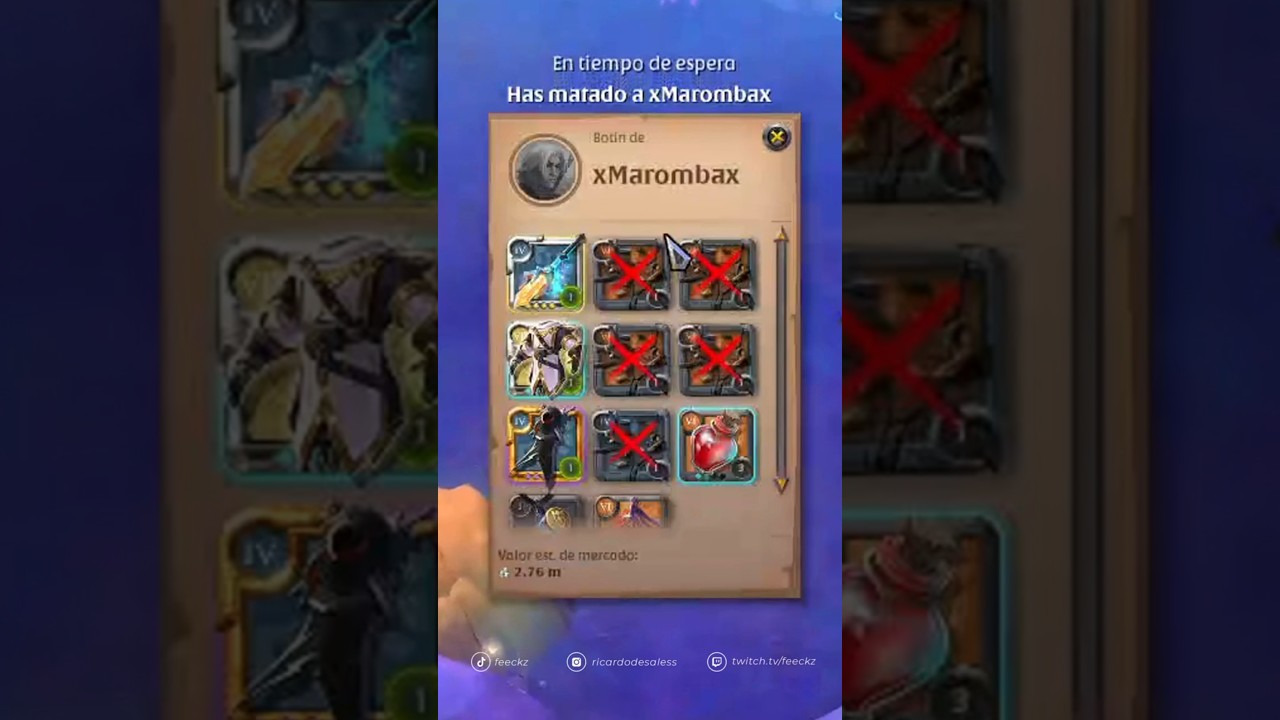 ME CONSEGU&Iacute; A xMarombax EN LAS MIST 😮💸#albiononline #albion #albionespa&ntilde;ol #mist #pvp