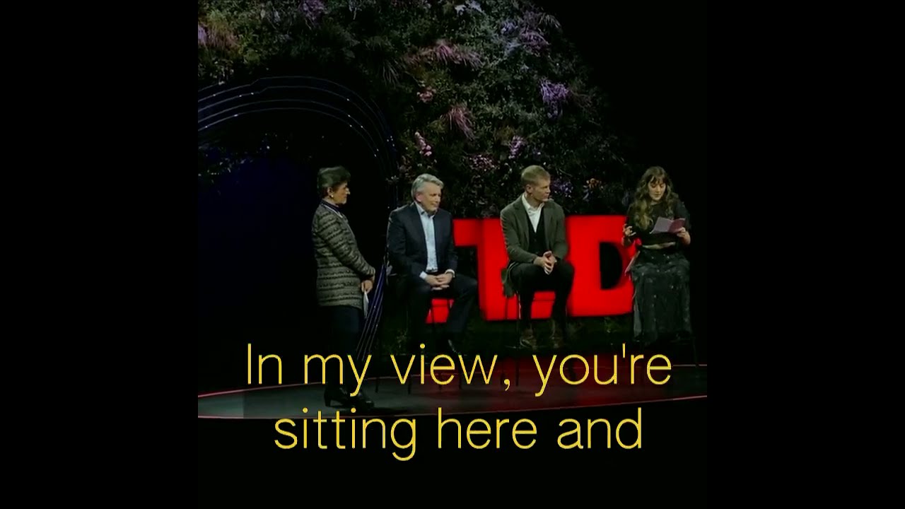 BREAKING activists reclaim the TEDcountdown stage from Shells CEO