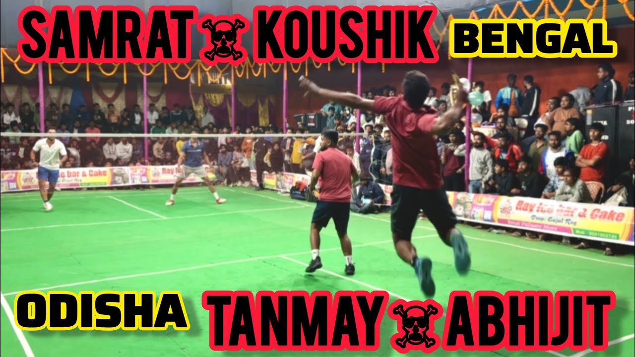 💥 SAMRAT ☠️ KOUSHIK 🆚 TANMAY ☠️ ABHIJIT 💥 BETAI💥#bwf #badminton #shuttlesmash #wbba #badmintonlovers