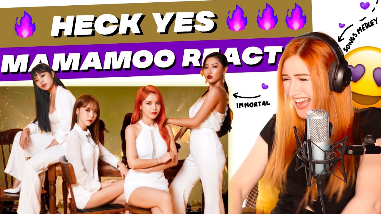 РЕАКЦИЯ ПРЕПОДАВАТЕЛЯ ПО ВОКАЛУ | MAMAMOO... Попурри из песен Immortal Songs... могу ли я вообще ...