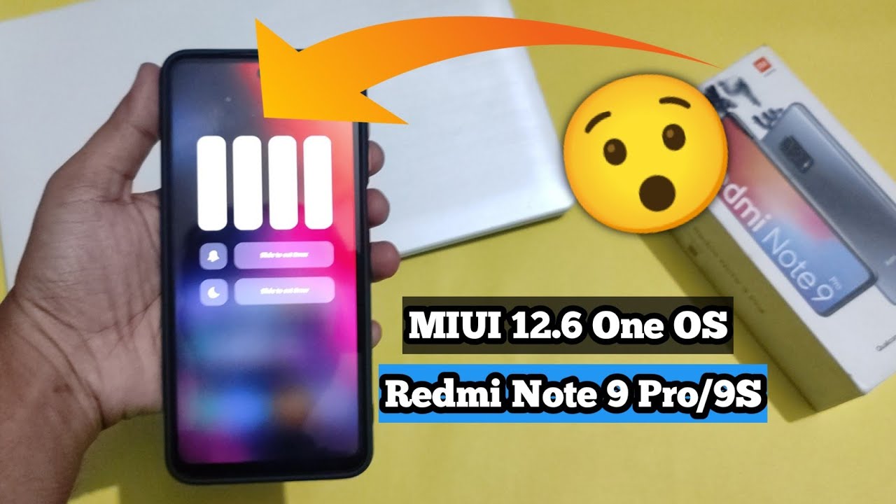 One OS MIUI 12.6 For Redmi Note 9 Pro/9S | Installation & Full Review | IOS Recent & New Features ❤️