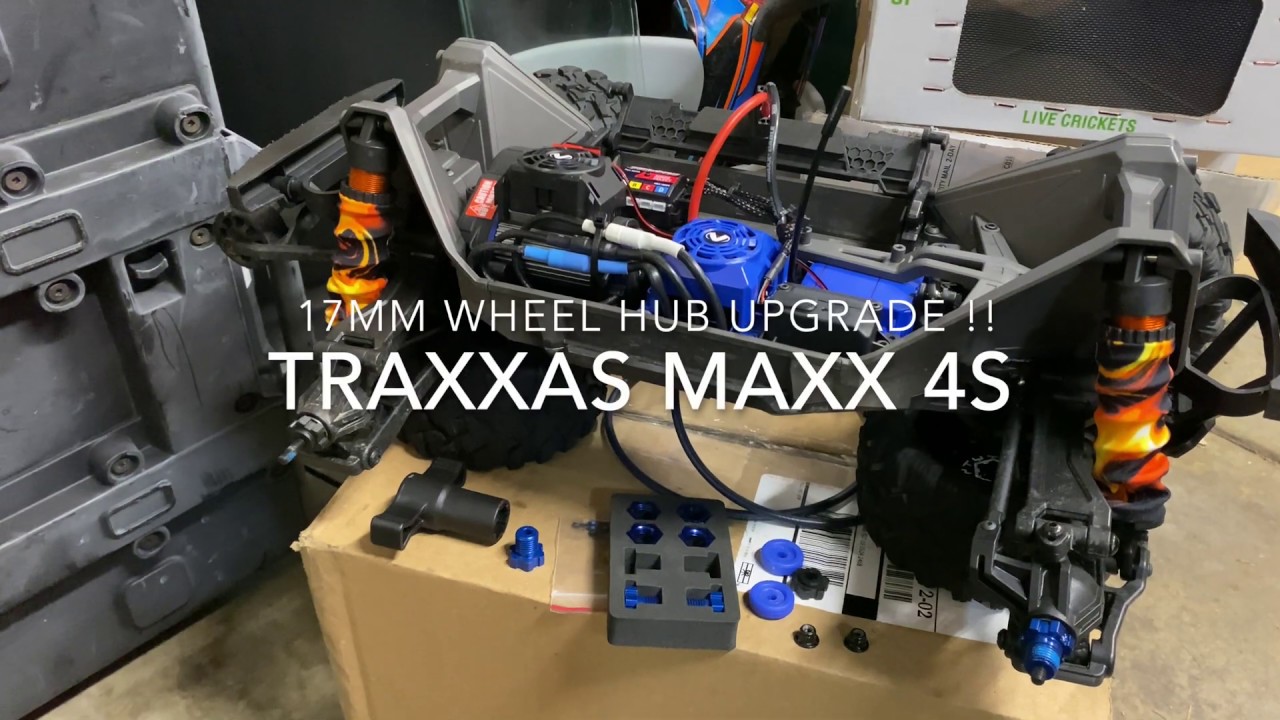 Traxxas Maxx 4s Hub Upgrade !!