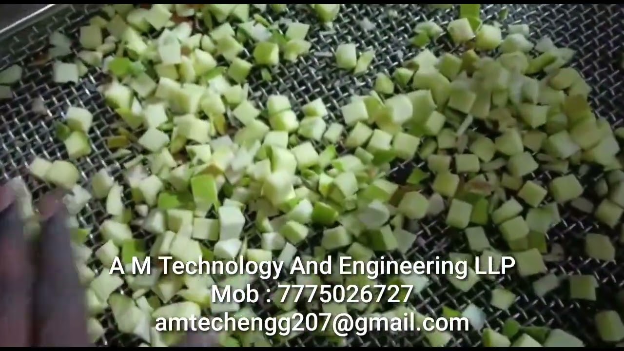 Raw Mango Cube Cutting Machine