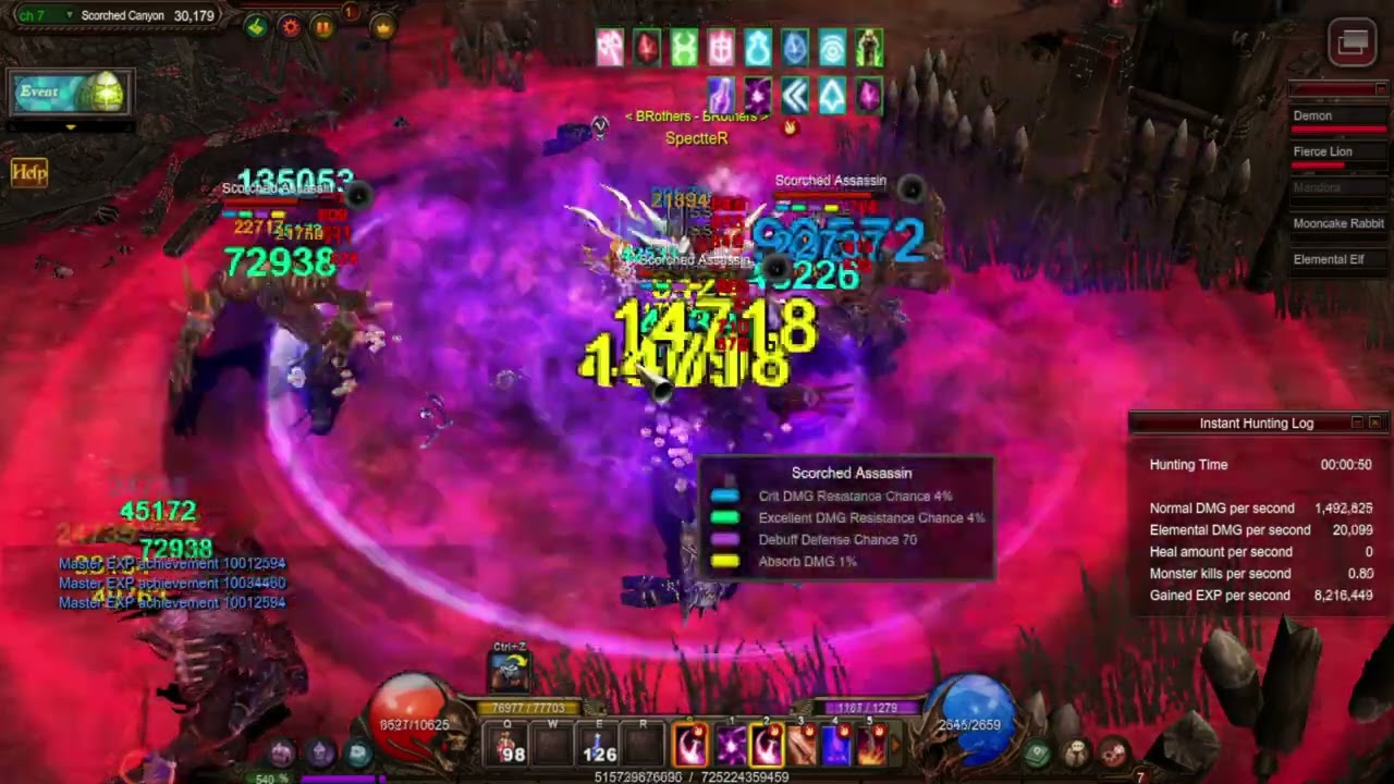 Renewal Magic Gladiator Mu online - pvm hunting high maps
