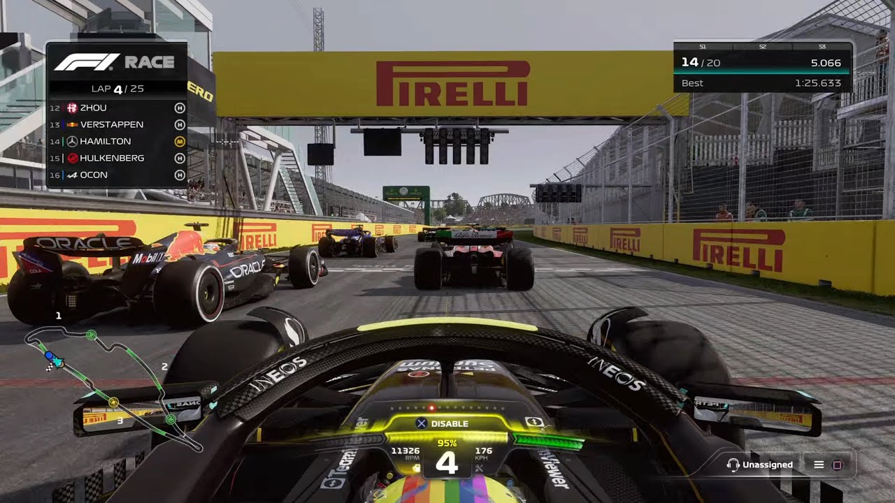 F1 23 | Round 9 | Montreal | Mercedes-AMG F1 W14 E Performance | Hamilton