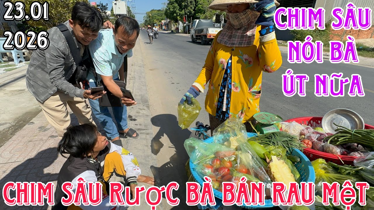 Căng! Chim Sâu Rược Bà Bán Rau. Nói Bà Út Nữa #phongthuy #yeucuocsong #mientay #giadinh #haihuoc 