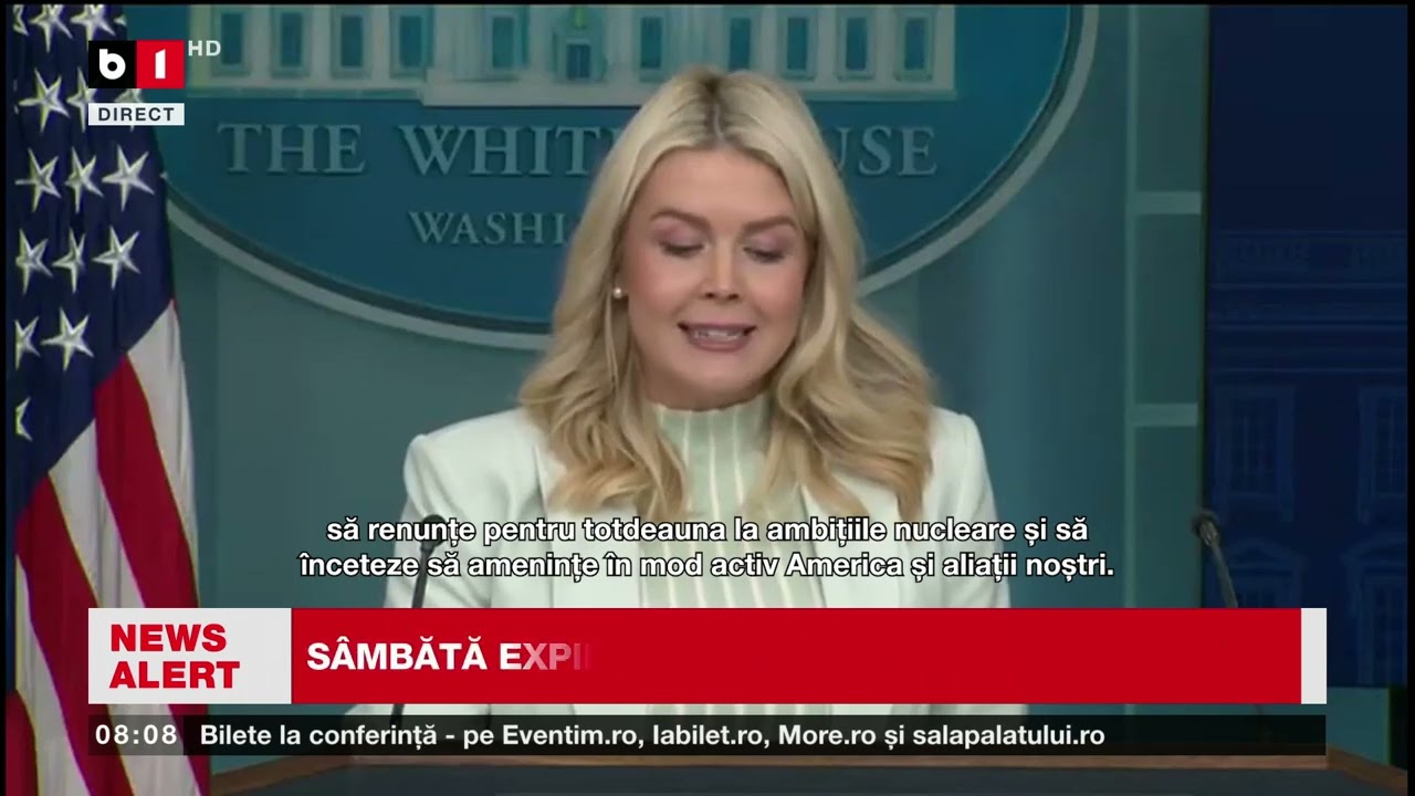SUA AMENINȚĂ IRANUL: VOM DEZLĂNȚUI IADUL_Știri B1TV_26 mar. 2026