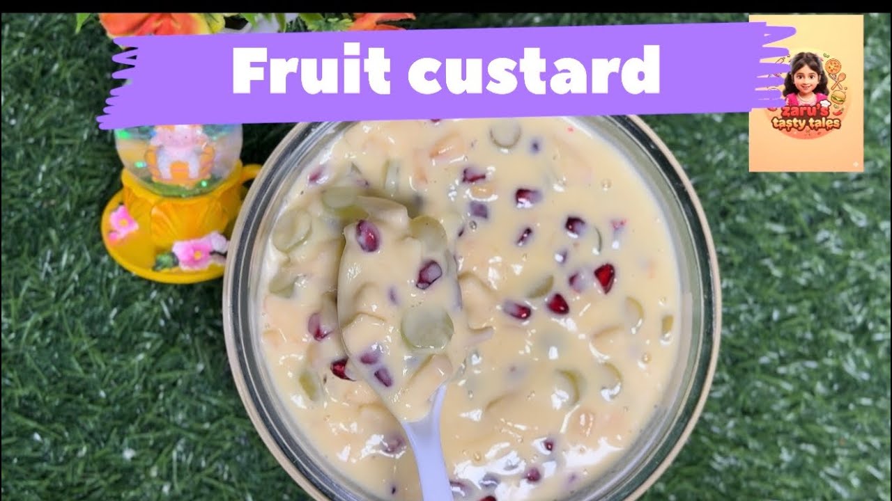 Fruits custard @Zarustastytales 