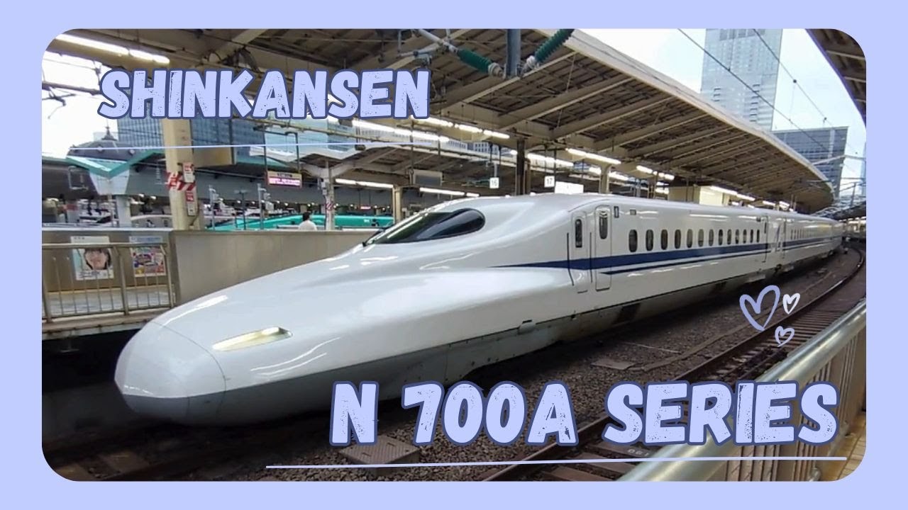Japanese SHINKANSEN series N 700A goes up to 300km/h, from TOKYO to SHIZUOKA,JP,...@SakuraZensekai