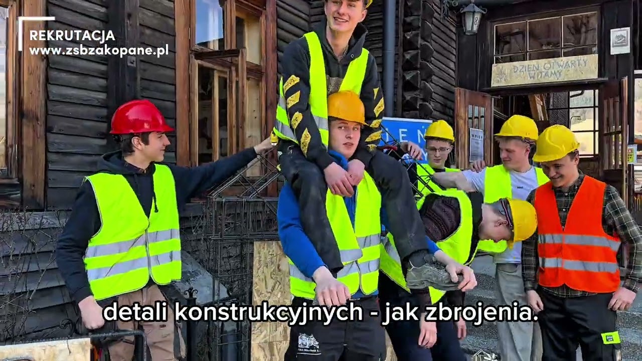 Technik budownictwa - rekrutacja 2025 Zespół Szkół Budowlanych Zakopane