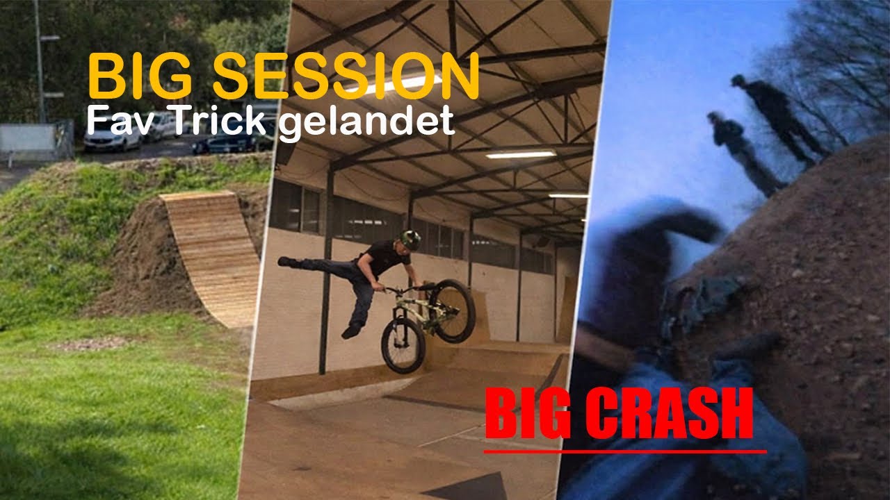 „BIG SESH” Trick nach 9 MONATEN GELANDET🥳🤕(Crash)