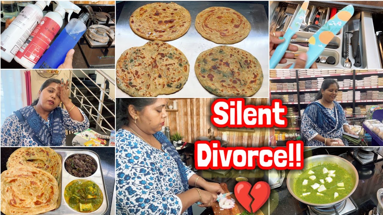 💔 Family Secrets !🤫| ಕಟ್ಲರಿ ಕ್ಲೀನಿಂಗ್| ನಾಲ್ಕು ರೀತಿ ಪರಾಠ |ಪಾಲಕ್ ಪನೀರ್ | Avoid Cockroach 🪳 in kitchen