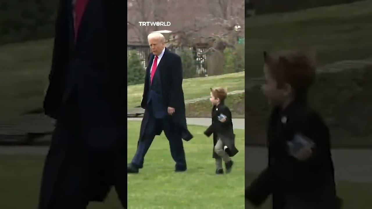 Musk&rsquo;s son &lsquo;Little X&rsquo; joins Trump before boarding Marine One