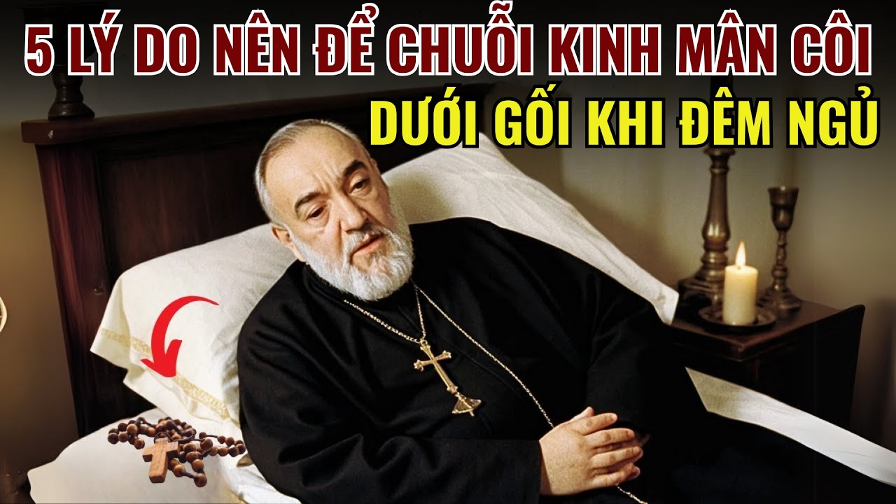 ⚠️ Padre Pio Tiết Lộ: 5 Lý Do Bạn Nên Để Chuỗi Mân Côi Dưới Gối Mỗi Đêm