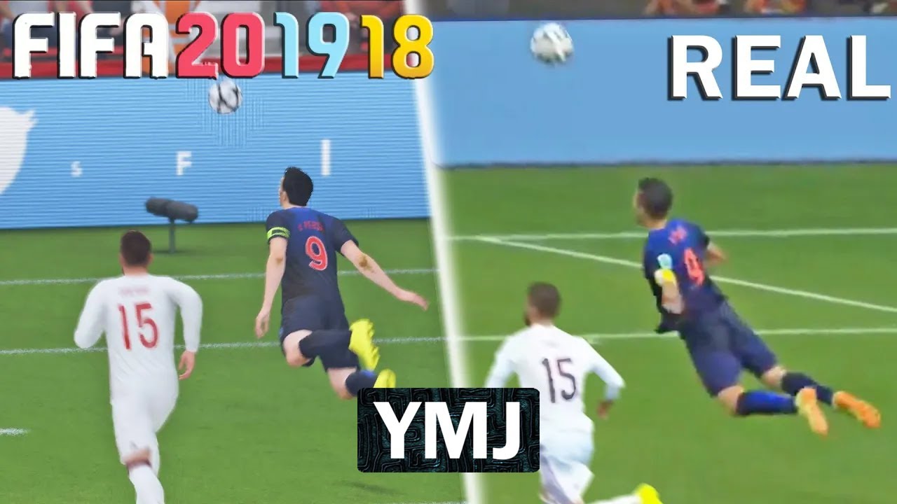 Volley & Acrobatic Goals I've Recreated in FIFA20,19,18 | YMJ