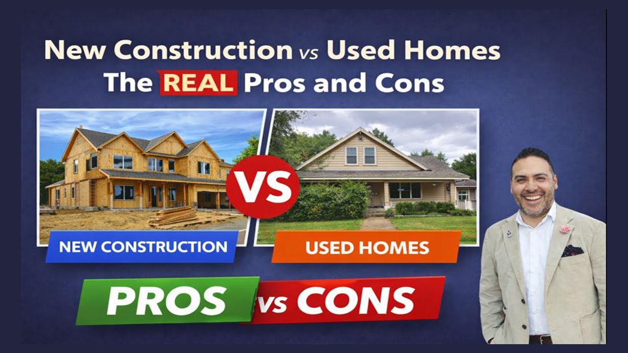 New Construction vs Used Homes. The REAL Pros vs Cons