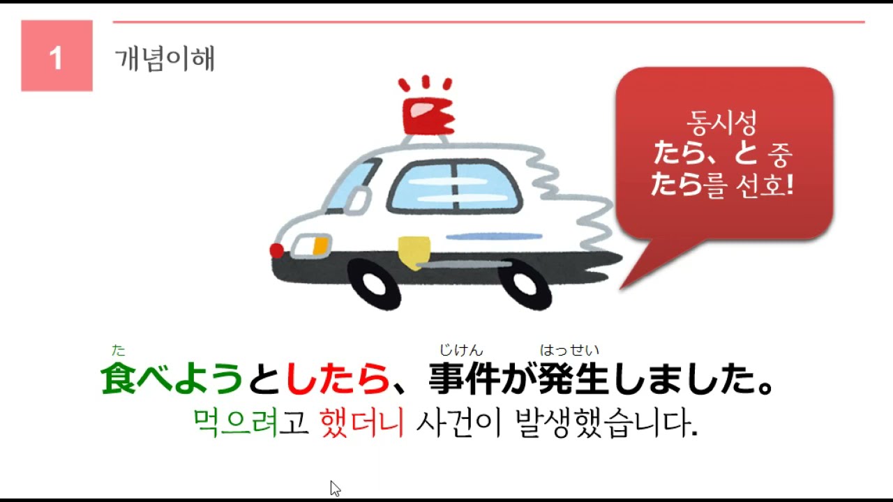 독학 일본어 [초급 5] 32 ようとする + 가정법의 동시성