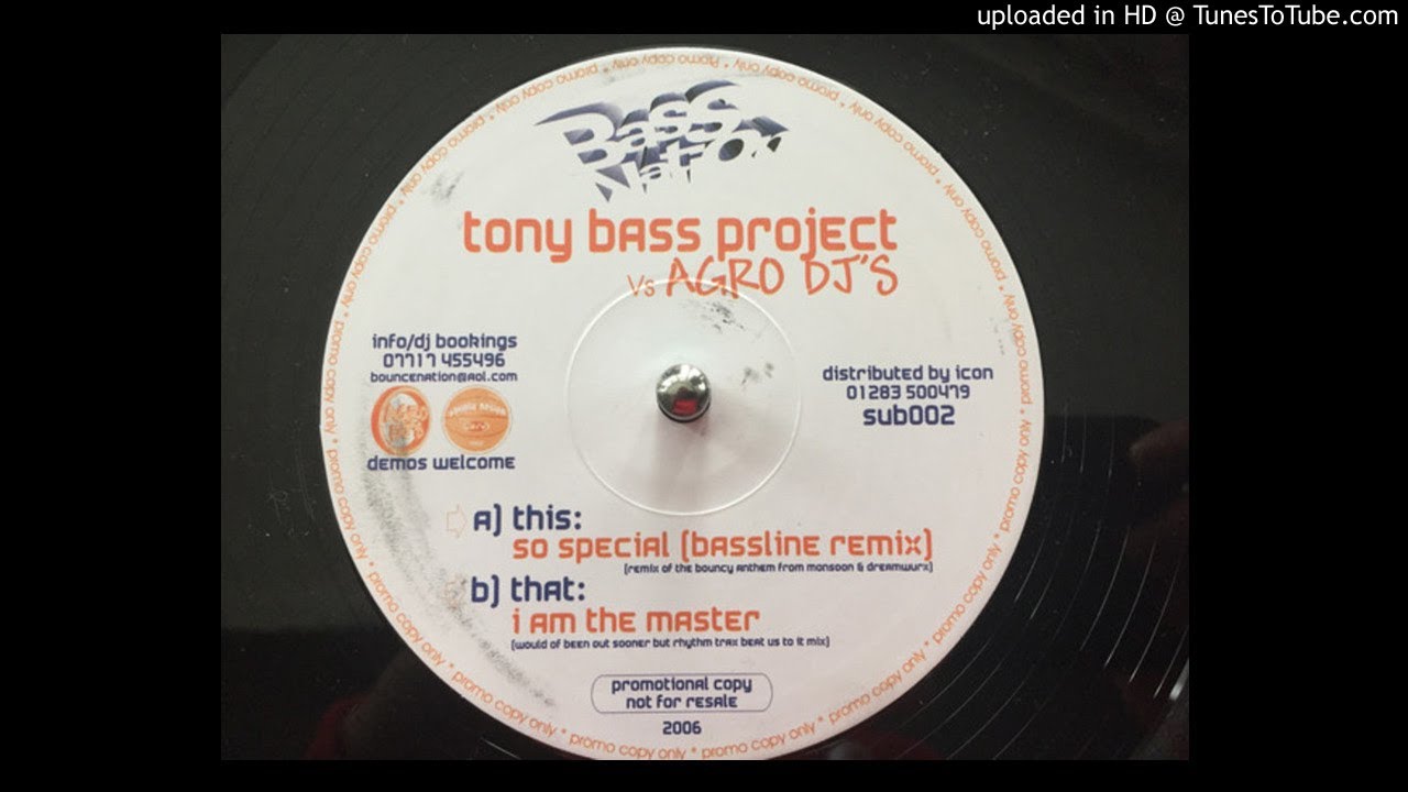 Tony Bass Project vs Agro DJ's - So Special (Bassline Remix) *Bassline House*