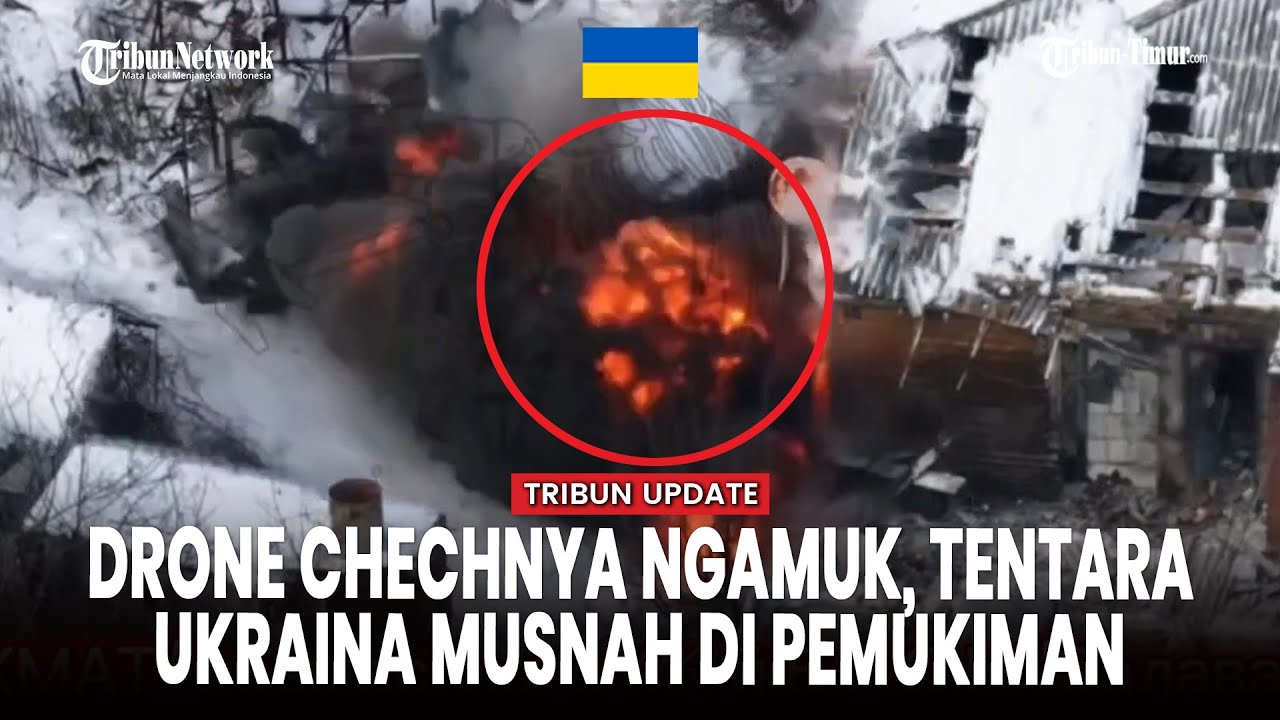 Drone Peledak Chechnya Gempur Permukiman di Kharkiv, Personel Ukraima Dilenyapkan!