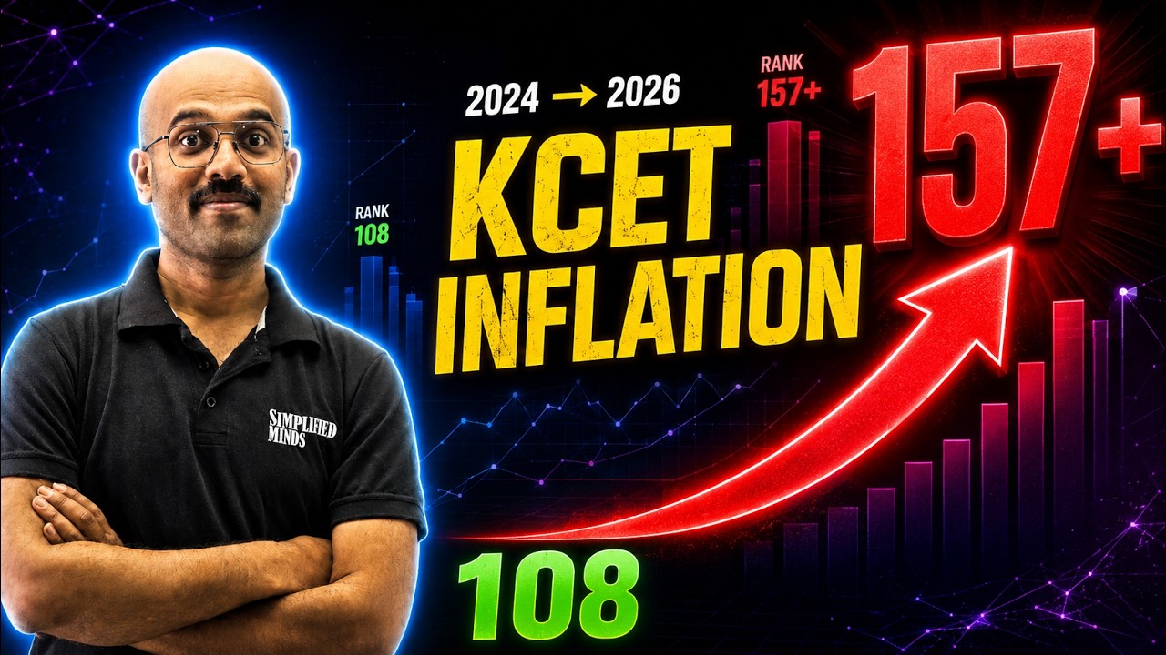 KCET Rank Inflation | 2026 Engineering Rank Analysis | Marks vs Rank Comparison SimplifiedMinds